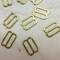 1 Dozen 1/2" Gold Strap Adjuster Slider for Bras Swimwear Lingerie Sewing Supplies